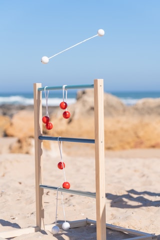 Jeu de lancé en pin - 7 pièces - Dès 6 ans