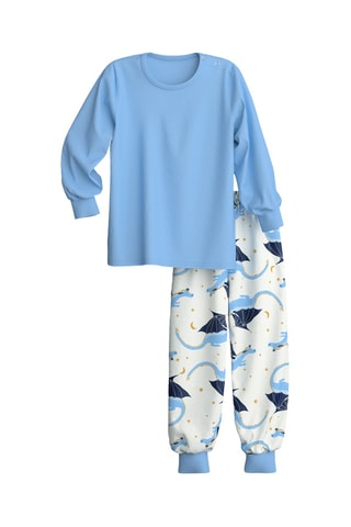 Pyjama Kleinkinder - Lichtblauw en Wit