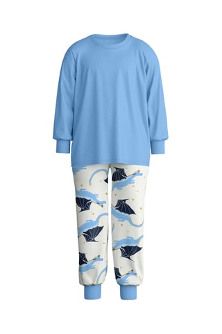 Pyjama Kleinkinder - Lichtblauw en Wit