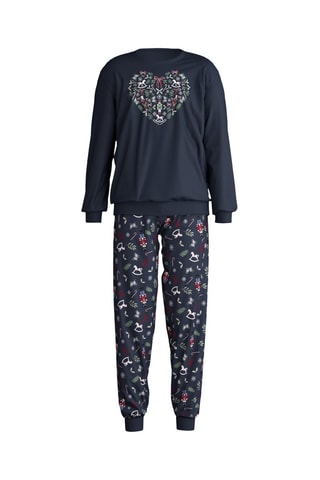 Pyjama Mädchen - Marineblauw