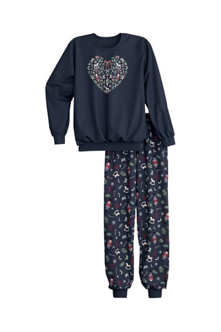 Pyjama Mädchen - Marineblauw