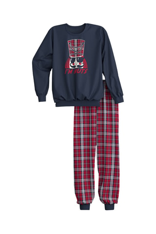 Pyjama Knaben - Marineblauw en Rood