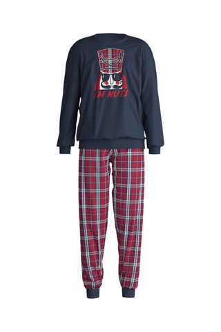 Pyjama Knaben - Marineblauw en Rood