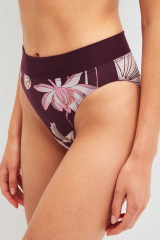 Slip Hoge Taille - Paars