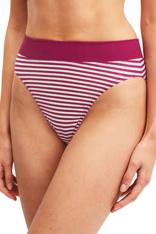 Slip Hoge Taille - Fuchsia