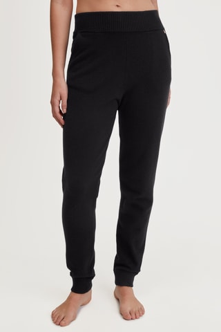 Wollen Pyjamajoggingbroek - Zwart