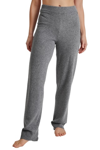 Wollen Pyjamabroek Hoge Taille - Grijs