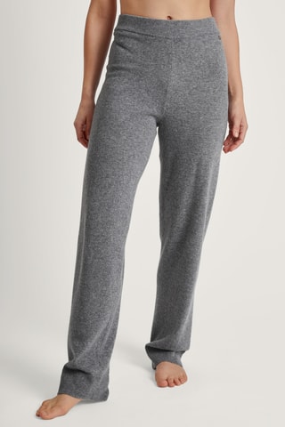 Wollen Pyjamabroek Hoge Taille - Grijs