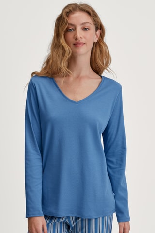 Pyjamashirt - Blauw
