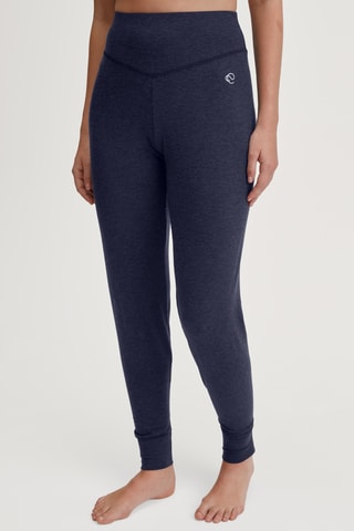 Pyjamajoggingbroek Hoge Taille - Marineblauw