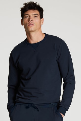 Pyjamasweater - Marineblauw