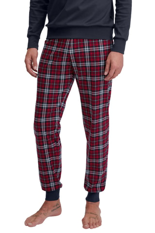 Pyjama - Marineblauw en Rood