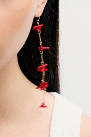 Boucles d’oreilles - Rouge