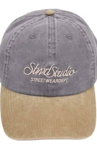 Casquette - Anthracite et beige