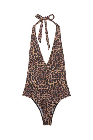 Maillot 1 pièce - Marron