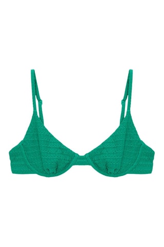 Haut de maillot coques - Vert émeraude