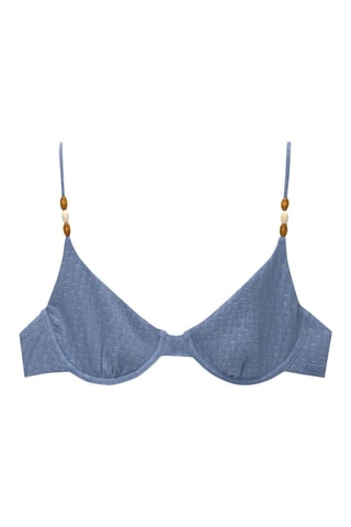 Haut de maillot - Bleu-gris