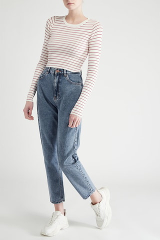 Pull - Blanc et rouge
