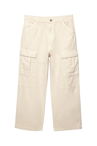 Pantaloni cargo - Ecrù