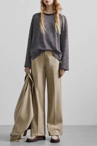Pantalon droit - Ivoire
