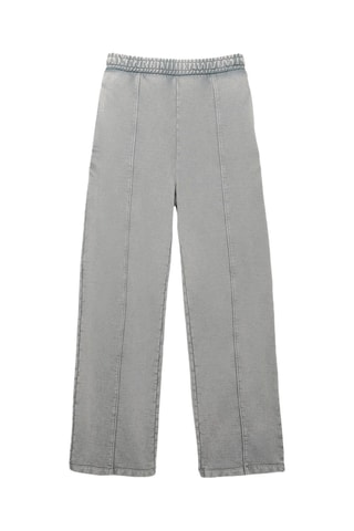 Pantalon wide legs - Gris foncé