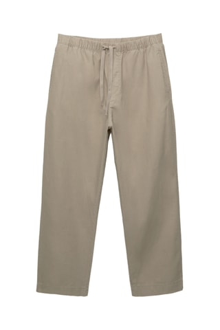 Pantaloni in lino - Grigio scuro