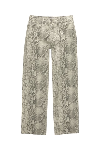 Pantalon droit - Gris
