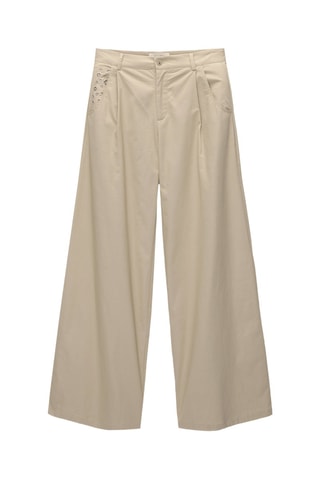 Pantalon droit - Beige clair