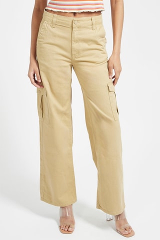Pantalon cargo Beige