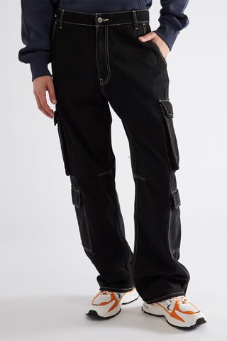 Jeans cargo - Nero