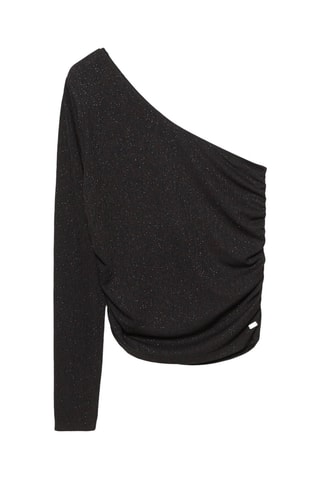 Top asymétrique - Noir