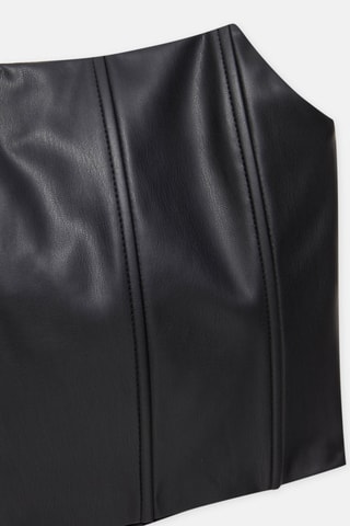 Top bustier - Noir