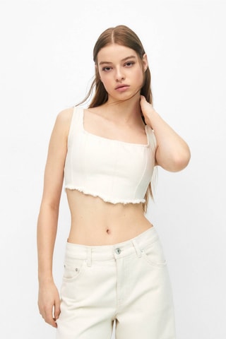 Crop top - Blanc