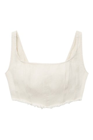 Crop top - Blanc