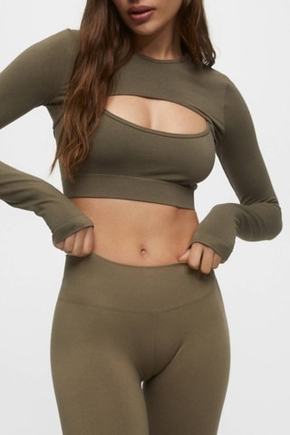 Crop top - Marron