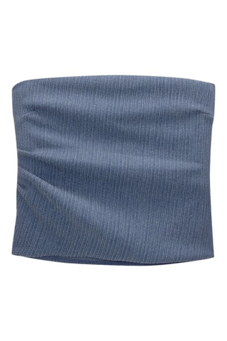 Top bustier - Bleu