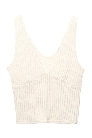 Crop top - Beige clair