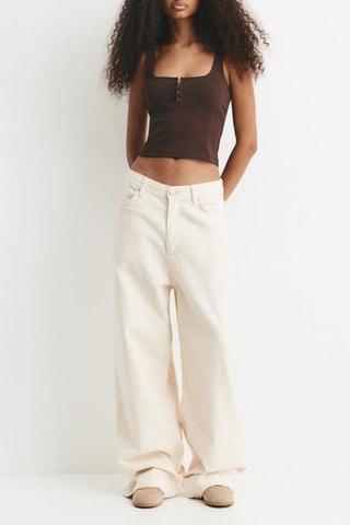 Crop top - Marron