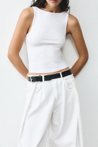 Crop top - Blanc