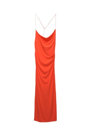 Robe droite - Orange