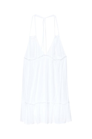 Robe patineuse plumetis - Blanc