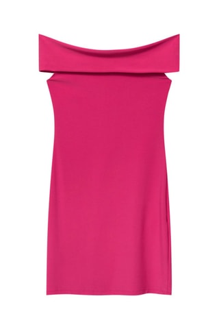 Abito taglio dritto - Fucsia