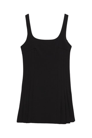 Robe plissée - Noir