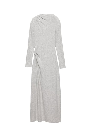 Robe midi - Gris clair