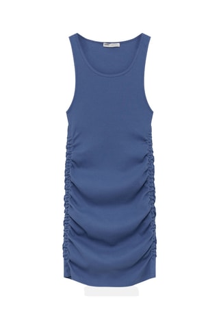 Robe fourreau - Bleu marine