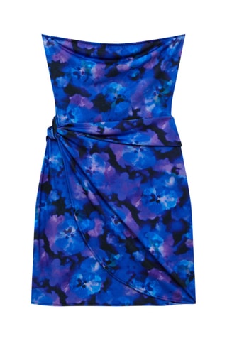 Robe bustier - Bleu roi