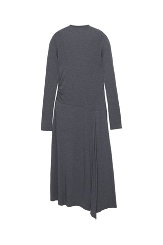 Abito midi - Grigio scuro melange