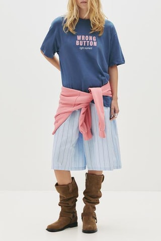 T-shirt - Bleu cobalt