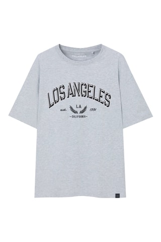 T-shirt - Gris clair chiné