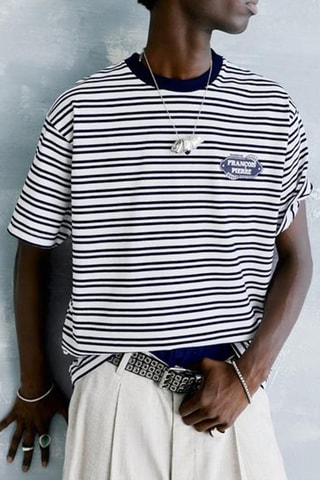 T-shirt relaxed - Blanc